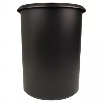 HELIT the double Papelão oval, 20 L, preto, PE, sem tampa, parte 1 (H6103795)