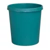 HELIT H61058-52 Caixote do lixo redondo de plástico 18L verde