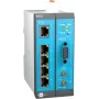 INSYS MoRoS icom MRO-L210 Router industrial LTE, Ethernet WAN, 2x 10/100 Ethernet, azul/cinzento/branco 10019403