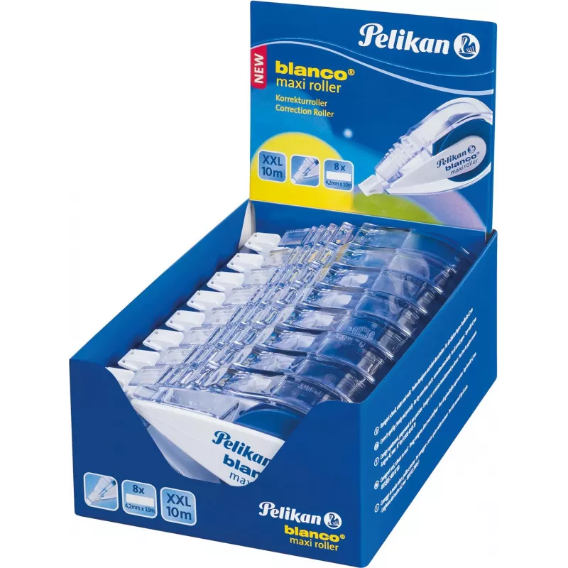 Pelikan blanco Maxi Fita corretora, 4,2 mm x 10 m, sem solventes, branca 340315