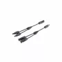 SHIVERPEAKS PV4 Conjunto de cabos adaptadores em T, 2 para 1, 4 mm², preto, 30 cm BS02-21032