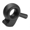 HELIT the bagel Dispensador de fita de embalagem portátil, plástico reciclado, preto, para fita de 50 mm, núcleo de 76 mm H6380095