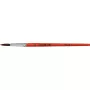Pelikan Sorte 23 Pincel redondo tamanho 10, pelo de pónei, cabo de madeira lacado laranja 711077