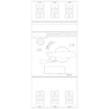 SIEMENS SIRIUS 3RV2011-4AA20 disjuntor de proteção de motor, 11-16 A, 3 polos, S00, terminais de parafuso