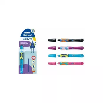 Pelikan griffix aparos de substituição para caneta de tinta permanente, A + L mistos (8 principiantes, 2 canhotos), 10 unid. 964049