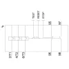 SIEMENS SIRIUS 3RU2126-1KB0 relé térmico de sobrecarga 9,0-12,5A classe 10, terminais de parafuso, 1NO+1NC