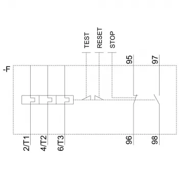 SIEMENS SIRIUS 3RU2126-1KB0 relé térmico de sobrecarga 9,0-12,5A classe 10, terminais de parafuso, 1NO+1NC