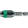 Wera 05052500001 porta-pontas universal Rapidaptor, encaixe sextavado 1/4 polegadas, troca rápida, magnético, 50 mm