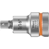 Wera 8740 B HF Zyklop chave de caixa com ponta Hex-Plus, encaixe 3/8 polegadas, 3/16 polegadas com função de retenção 05003085001