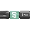 Wera Impaktor Torx T40 ponta de chave de fendas sextavada 1/4 polegadas 25mm revestida a diamante 05057627001