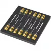 Wera 9714 espuma de inserção para conjunto de formões-chave de fendas 1, 6 peças 05150105001