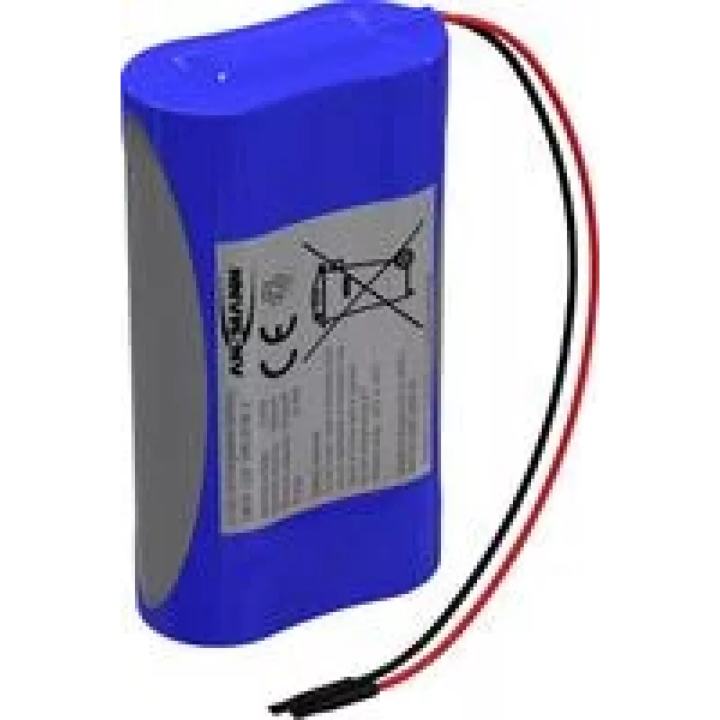 Pack de bateria Li-Ion ANSMANN 1S2P 2x 18650 com cabo 3,6 V 7000 mAh 2447-3033-20