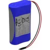 Pack de bateria Li-Ion ANSMANN 1S2P 2x 18650 com cabo 3,6 V 7000 mAh 2447-3033-20