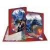 Pasta de cantos com elástico HERMA Dragon A3 cartão com 3 abas interiores 20143