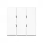 Tecla basculante JUNG A593BFWW para interruptor triplo, branco alpino