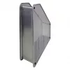 Suporte de revistas HELIT H2518000 Mesh DIN A4 arame metálico prateado com pintura em pó, 1 unid.