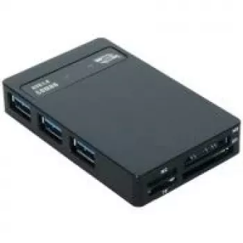 Leitor multiformatos EXSYS EX-1635 USB 3.2 Gen 1 - preto