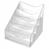 Suporte para cartões de visita HELIT H2350802 the helpdesk 4 compartimentos, poliestireno transparente, 20 mm de profundidade