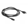 Cabo HDMI para Micro-HDMI DeLOCK 2 m, 32 AWG, High Speed com Ethernet, 4K 82664