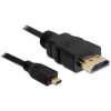 Cabo HDMI para Micro-HDMI DeLOCK 2 m, 32 AWG, High Speed com Ethernet, 4K 82664