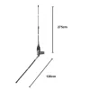 Antena de varanda Midland Albrecht AE LS Boomerang 27-A, 275 cm, 600 W, irradiador de alumínio 6350