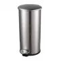 Balde de pedal HELIT the zinc 12 L prateado aço inoxidável redondo Soft-Close H2406500
