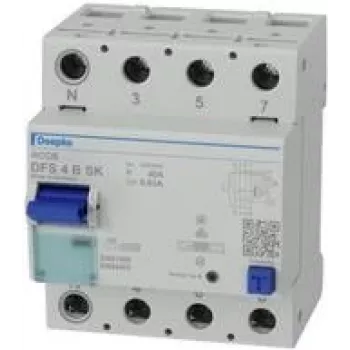 Interruptor diferencial Doepke DFS4 100-4/0.30-B SK (RCCB), 4 polos, 100 A, 300 mA, tipo B 09166998