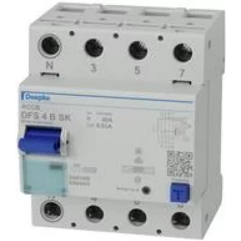 Interruptor diferencial Doepke DFS4 100-4/0.30-B SK (RCCB), 4 polos, 100 A, 300 mA, tipo B 09166998