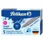 Recargas de tinta para rollerball Pelikan pack de 5 azul (824705)