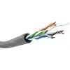 Cabo de instalação de rede Wentronic Goobay CAT 6, U/UTP, cinzento, 100 m - CU, AWG 23/1 (maciço), LSZH 68466