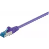 Wentronic Goobay cabo de rede CAT 6a S/FTP, RJ45, violeta, 3 m, LSZH, cobre 93789