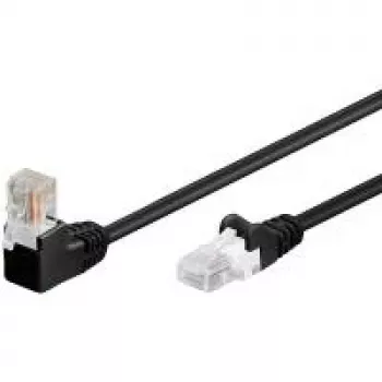 Wentronic 94173 cabo de rede Cat5e U/UTP RJ-45, 0,5 m, preto