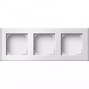 Gira perfil de instalação 136327 3 módulos System 55 branco puro