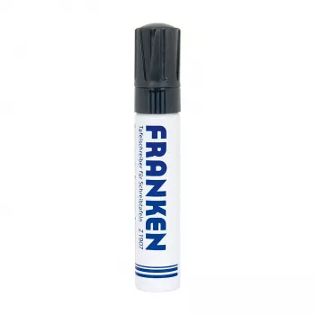 FRANKEN JumboMarker marcador para quadro branco, ponta cunha 4-12 mm, preto, recarregável, apagável a seco, pouco odor, 1 unid. (Z1910 10)