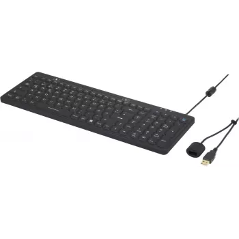 Renkforce teclado USB industrial IP68 preto resistente a salpicos à prova de pó (iM-IKB106-BK)