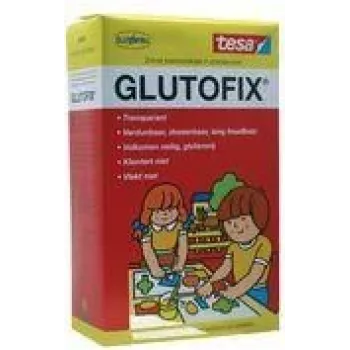 tesa Glutofix cola em pó para crianças, branco, 500 g, à base de celulose, miscível em água, sem solventes, 1 unid. 08658-00001-01