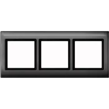 Merten Aquadesign moldura tripla, antracite 400314