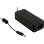 MEAN WELL GST60A48-P1J fonte de alimentação de secretária AC/DC 60W 48V com ficha DC 2,1x5,5 mm