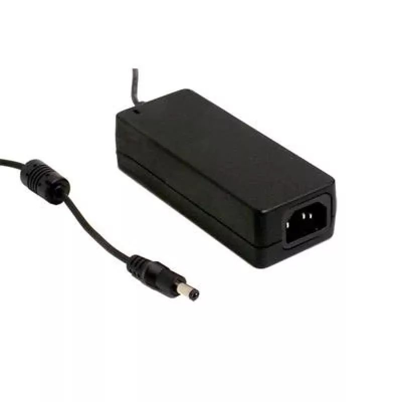 MEAN WELL GST60A48-P1J fonte de alimentação de secretária AC/DC 60W 48V com ficha DC 2,1x5,5 mm