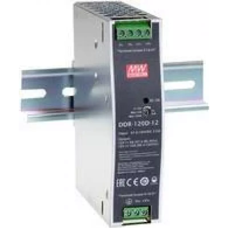 MEAN WELL DDR-120B-24 Fonte de alimentação para calha DIN 120W 24V 5A