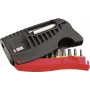 Cimco 114594 Conjunto de 10 bits para parafusadeira com bits Phillips, Pozidriv, fenda e Torx