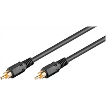 Wentronic AVK 238-1500 Cabo RCA 15 m Preto macho a macho 50338