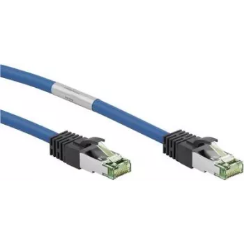 WENTRONIC Goobay Cabo de rede CAT 8.1, S/FTP (PiMF), Azul, 20 m - LSZH sem halogéneos, cobre AWG 24 55119