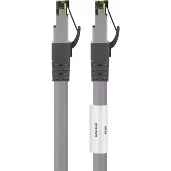 Wentronic Goobay cabo de rede CAT 8.1, S/FTP (PiMF), cinzento, 20 m - LSZH sem halogéneos, cobre AWG 24 (55143)