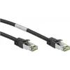 Wentronic Goobay cabo de rede CAT 8.1, S/FTP (PiMF), preto, 20 m, LSZH, cobre AWG 24 66728