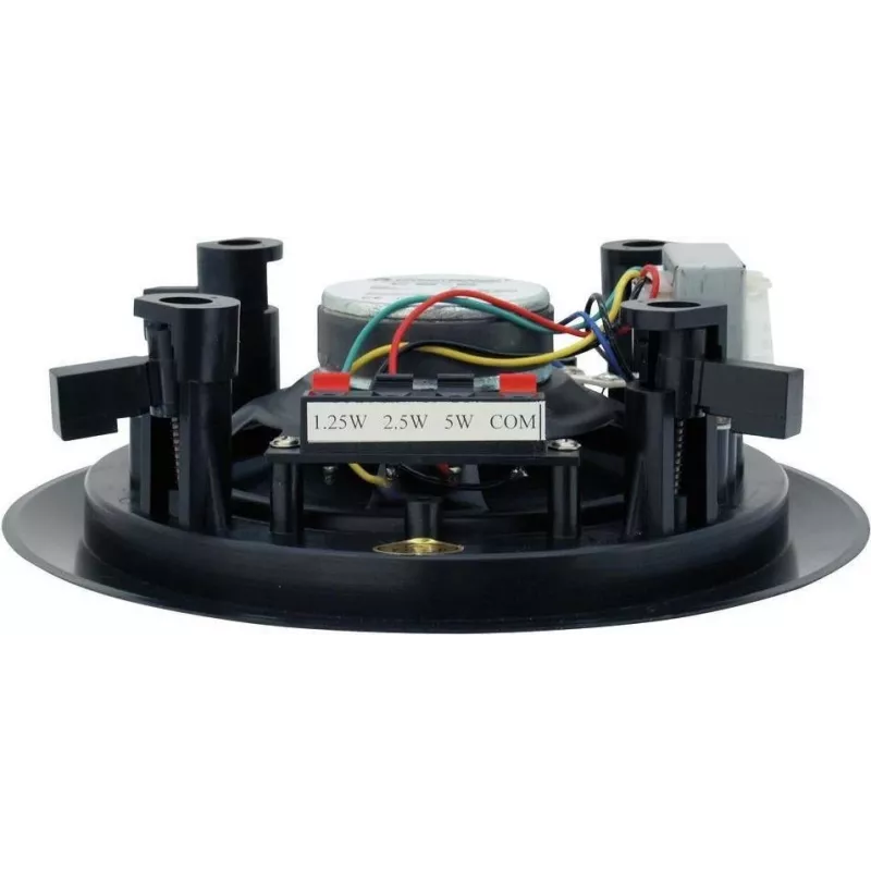 Omnitronic 80710211 altifalante PA de linha 100V 5W preto montagem em parede de banda larga IP44