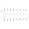 SIEMENS SIRIUS 3RT2 contactor de potência 5,5 kW 400 V 12 A 24 V DC 2NO+2NC terminais de parafuso 3RT20171BB443MA0