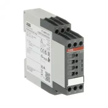ABB CT-MXS relé de tempo multifunções, 24-48 V DC / 24-240 V AC, 2 comutadores, 10 funções, calha DIN 1SVR730030R3300