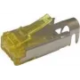 Hirose TM31P-TM-88P(01) ficha macho RJ-45 STP CAT6a conector de campo, amarelo transparente