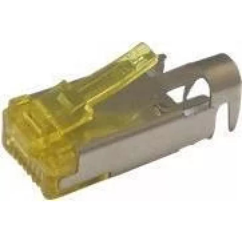 Hirose TM31P-TM-88P(01) ficha macho RJ-45 STP CAT6a conector de campo, amarelo transparente